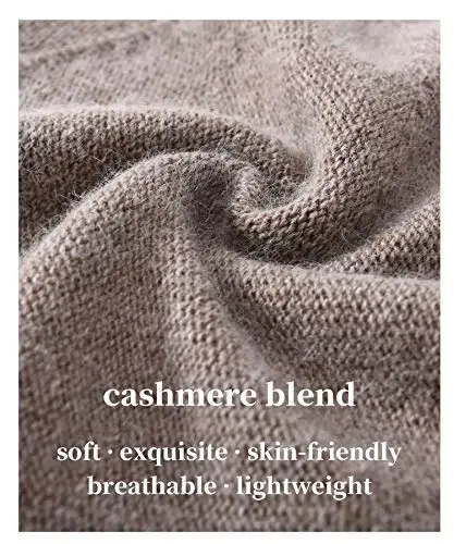 jaxmonoy CasModazoneere Slouchy Knit Beanie Hat for Women Winter Soft Warm Ladies Fleece Wool Knitted Skull Beanies Cap - Brown - 2
