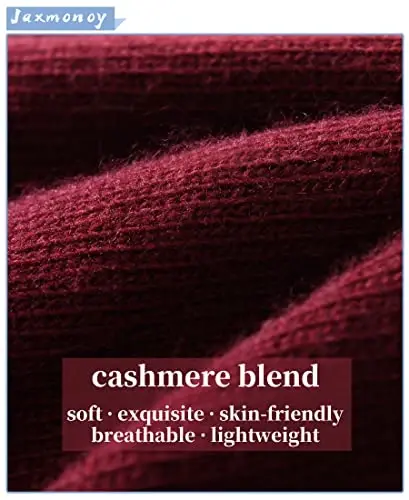 jaxmonoy Slouchy Beanies for Women Winter Lightweight Ladies Knit Hat Cuffed Soft Warm Slouch Beanie Cap - Brown - JAXMONOY (1)