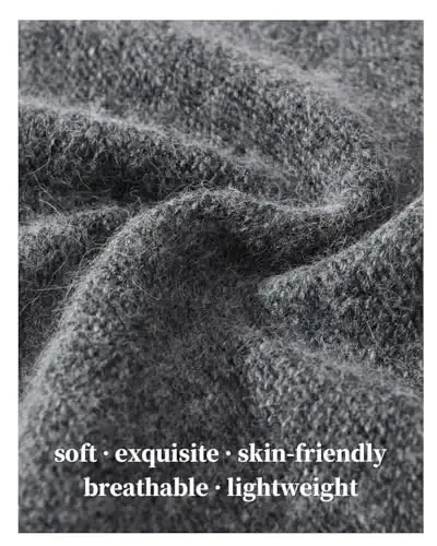 jaxmonoy Slouchy Knit Beanie Hat for Women Winter Soft Warm Ladies Laightweight Slouch Knitted Skull Beanies Cap - 2