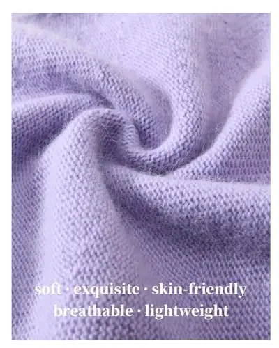 jaxmonoy Slouchy Knit Beanie Hat for Women Winter Soft Warm Ladies Laightweight Slouch Knitted Skull Beanies Cap - 4