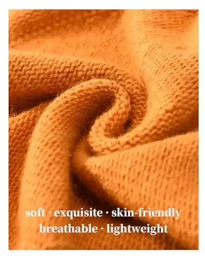 jaxmonoy Slouchy Knit Beanie Hat for Women Winter Soft Warm Ladies Laightweight Slouch Knitted Skull Beanies Cap - 2