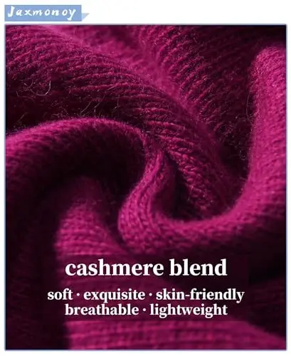 jaxmonoy Knit Beanies Ayollar va erkaklar uchun qishki shlyapalar Yumshoq issiq ikki qatlamli ayollar череп beanie qopqoqlari - 2