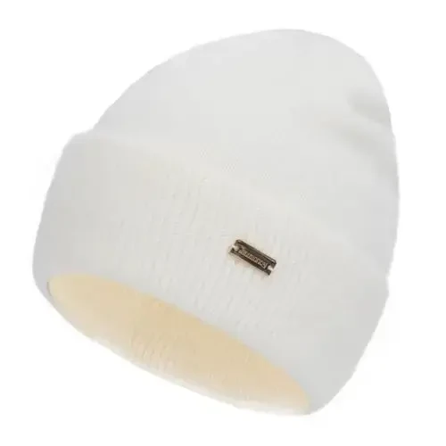 jaxmonoy Knit Beanies Ayollar va erkaklar uchun qishki shlyapalar Yumshoq issiq ikki qavatli ayollar bosh suyagi shapkalari - 1