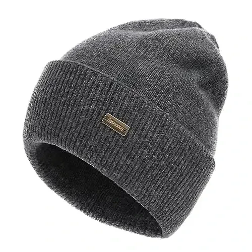 jaxmonoy Knit Beanies Winter Hats for Women and Men Soft Warm Double Layer Ladies Skull Beanie caps - JAXMONOY