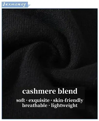 jaxmonoy Knit Beanies Winter Hats for Women and Men Soft Warm Double Layer Ladies Skull Beanie caps - 2