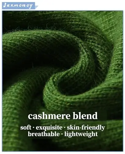 jaxmonoy Knit Beanies Winter Hats for Women and Men Soft Warm Double Layer Ladies Skull Beanie caps - 2