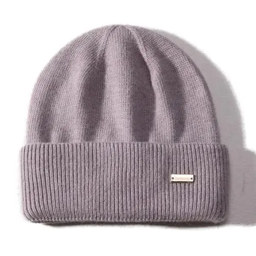 jaxmonoy Knit Beanies Winter Hats for Women and Men Soft Warm Double Layer Ladies Skull Beanie caps 