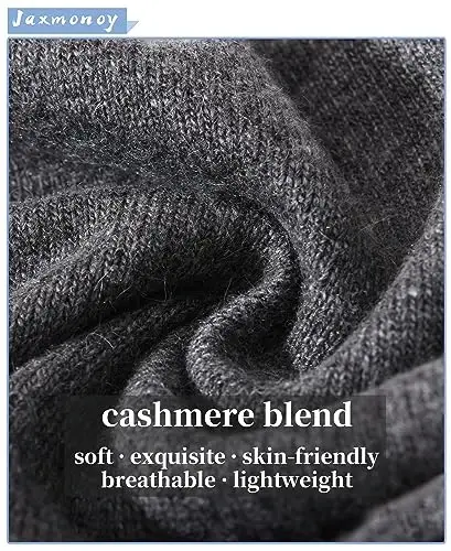 jaxmonoy Knit Beanies Winter Hats for Women and Men Soft Warm Double Layer Ladies Skull Beanie caps - JAXMONOY (1)