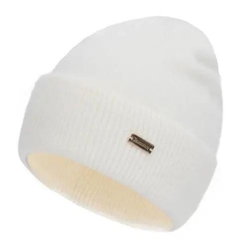 jaxmonoy Knit Beanies Winter Hats for Women and Men Soft Warm Double Layer Ladies Skull Beanie caps - 1