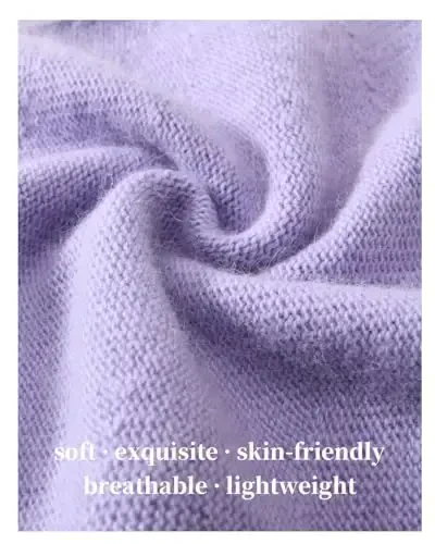 jaxmonoy Slouchy Knit Beanie Hat for Women Winter Soft Warm Ladies Laightweight Slouch Knitted Skull Beanies Cap - 4