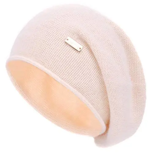 jaxmonoy Slouchy Knit Beanie Hat for Women Winter Soft Warm Ladies Laightweight Slouch Knitted Skull Beanies Cap - 1
