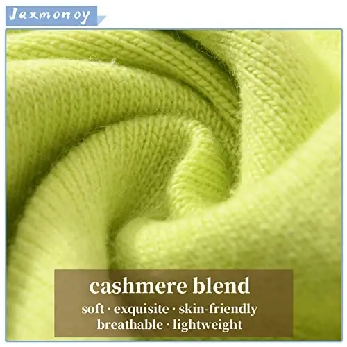 jaxmonoy Slouchy Knit Beanies Winter Hats for Women Men Soft Warm Reversible Slouch Cuffed Skull Knitted Beanie Cap - JAXMONOY (1)