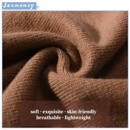 jaxmonoy Slouchy Knit Beanies Winter Hats for Women Men Soft Warm Reversible Slouch Cuffed Skull Knitted Beanie Cap - jaxmonoy (1)