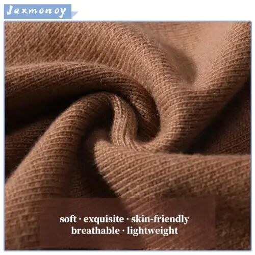 jaxmonoy Slouchy Knit Beanies Winter Hats for Women Men Soft Warm Reversible Slouch Cuffed Skull Knitted Beanie Cap - jaxmonoy (1)