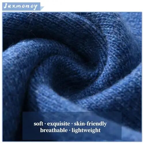 jaxmonoy Slouchy Knit Beanies Winter Hats for Women Men Soft Warm Reversible Slouch Cuffed Skull Knitted Beanie Cap - jaxmonoy (1)