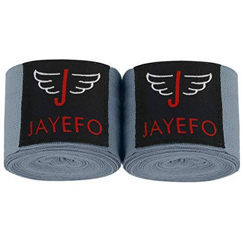 Jayefo Sports Hand Wraps 180 Inches Inner Boxing Gloves Martial Arts Wraps for Men & Women Boxing MMA Kickboxing Muay Thai - PAIR - 11