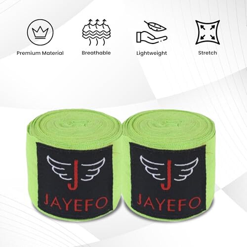 Jayefo Sports Hand Wraps 180 Inches Inner Boxing Gloves Martial Arts Wraps for Men & Women Boxing MMA Kickboxing Muay Thai - Pair - 4