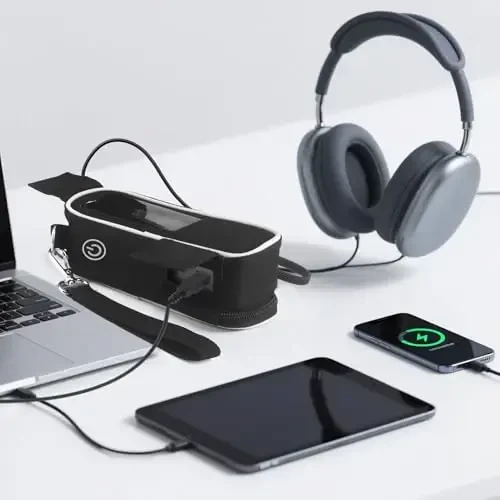 JAYOBGO Anker Zolo Power Bank 25,000mAh, 165W uchun g'ilof, chang qopqog'i bilan Anker Laptop Power Bank uchun saqlash sumkasi, to'liq himoya (faqat g'ilof) - 5