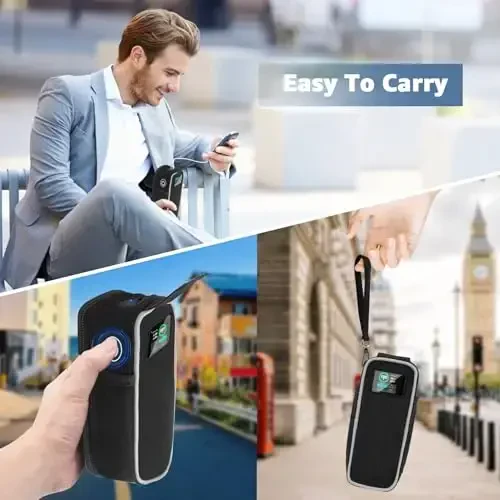 JAYOBGO Carrying Case Fit for Anker Prime Power Bank (27,650mAh), Portable Storage Power Bank Cover Protective Bag with Extra Mesh Pocket, Traveling Bag for Anker 250W, Oxford Fabric(Case Only) - 6