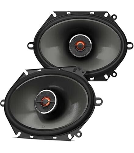 JBL 6x8 Coaxial Car Speaker 180 WTS Peak, 60 WTS RMS 2 Way (NO Grills) Pair - 4