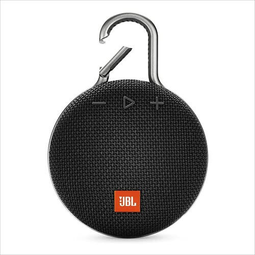 JBL Clip 3, Черный - Водонепроницаемый, прочный и портативный Bluetooth-динамик - до 10 часов воспроизведения - включает в себя шумоподавляющий громкоговоритель и беспроводную потоковую передачу - 1