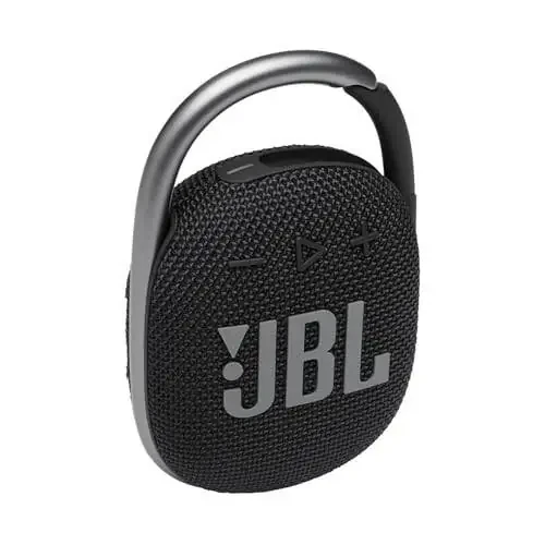 JBL Clip 4 - Portable Mini Bluetooth Speaker, big audio and punchy bass, integrated carabiner, IP67 waterproof and dustproof, 10 hours of playtime, speaker for home, outdoor and travel (Black) - 1