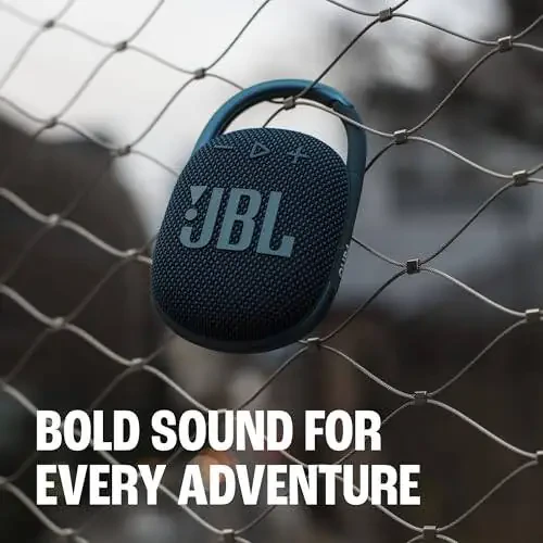 JBL Clip 4 - Portable Mini Bluetooth Speaker, big audio and punchy bass, integrated carabiner, IP67 waterproof and dustproof, 10 hours of playtime, speaker for home, outdoor and travel (Black) - 3