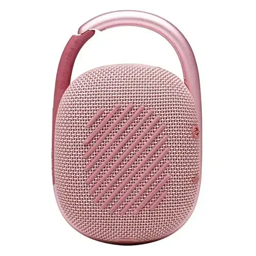 JBL Clip 4 - Portable Mini Bluetooth Speaker, big audio and punchy bass, integrated carabiner, IP67 waterproof and dustproof, 10 hours of playtime, speaker for home, outdoor and travel (Pink) - 5