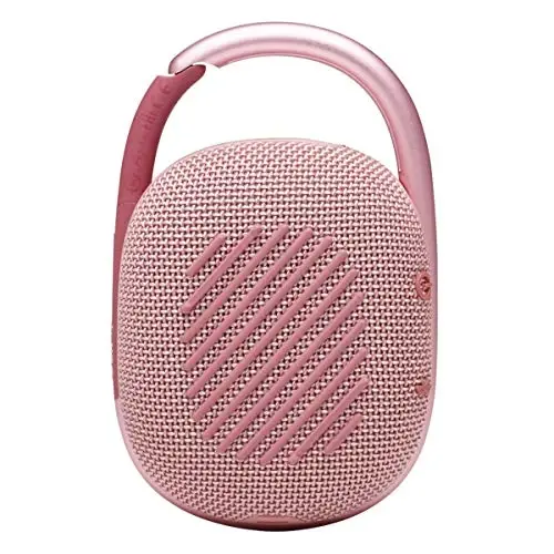 JBL Clip 4 - Portativ Mini Bluetooth dinamik, katta audio va kuchli bas, o'rnatilgan karabin, IP67 suv va chang o'tkazmaydigan, 10 soat ijro etish vaqti, uy, tashqi va sayohat uchun dinamik (Pushti) - 5