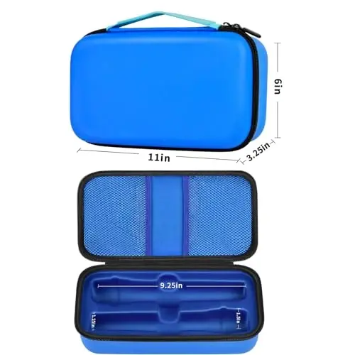 Againmore Wireless Microphone Case Compatible with JBL Wireless Two Microphone System, Handheld Dual Mic Travel Bag for Singing or Karaoke for Receivers, Adapters, AA Batteries - 4