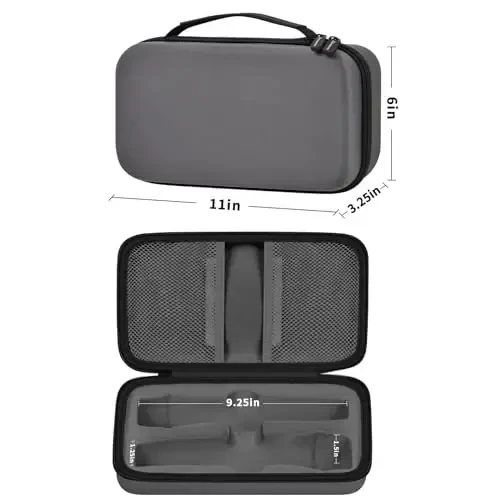 Wireless Microphone Case Compatible with JBL Wireless Two Microphone System, Handheld Dual Mic Travel Bag for Singing or Karaoke for Receivers, Adapters, AA Batteries - 5