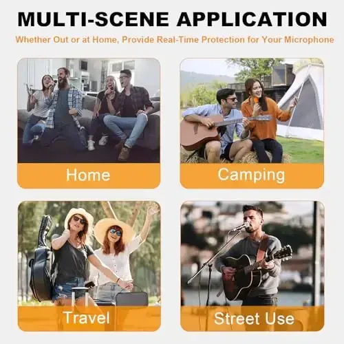 Lebared Wireless Microphone Case Compatible with JBL Wireless Two Microphone System, Handheld Dual Mic Travel Bag for Singing or Karaoke for Receivers, Adapters, AA Batteries-Grey(Box Only) - 7