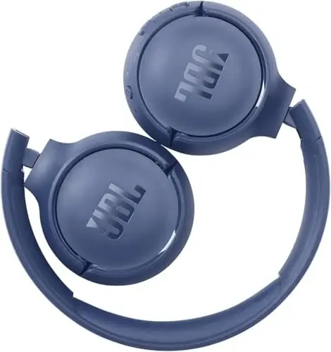 JBL Tune 510BT Wireless On-Ear Headphones Pure Bass Sound, Bluetooth 5.0, 40H Battery, Multi-Point Connectivity, Hands-Free Calls, Lightweight & Foldable Design, Includes Cleaning Cloth - 5