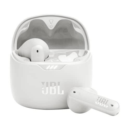 JBL Tune Flex - Haqiqi Simsiz Shovqinni Bostiruvchi Quloqchalar (Oq), Kichik - 1