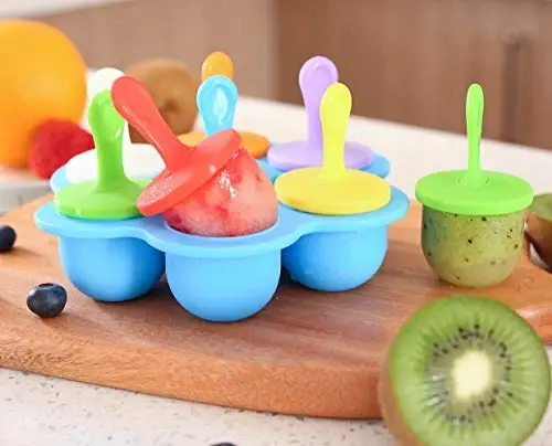 JBYAMUS Popsicle Sticks For Molds, Ice Pop Molds's Sticks (7 Colors) - 3