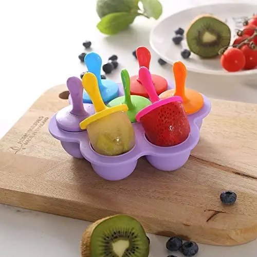 JBYAMUS Popsicle Sticks For Molds, Ice Pop Molds's Sticks (7 Colors) - 4