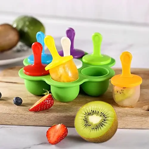 JBYAMUS Popsicle Sticks For Molds, Ice Pop Molds's Sticks (7 Colors) - 5