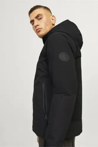 Jcoaıden Transıtıonal Jacket Sn Erkek Mont 12260486 Jj Prınt/black-JJ PRINT/Black - 3