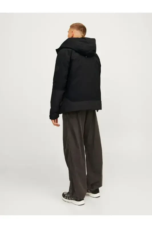 Jcoaıden Transıtıonal Jacket Sn Erkek Mont 12260486 Jj Prınt/black-JJ PRINT/Black - 1