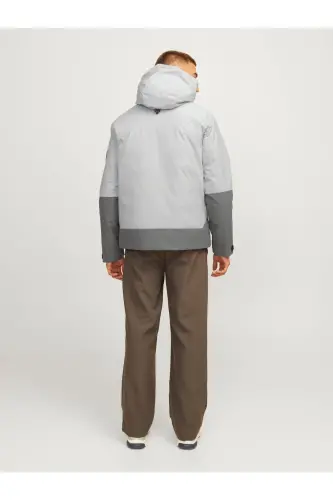 Jack&Jones Jcoaıden Transıtıonal Erkek Mont Siyah 12260486 - Gargoyle - JACK & JONES (1)