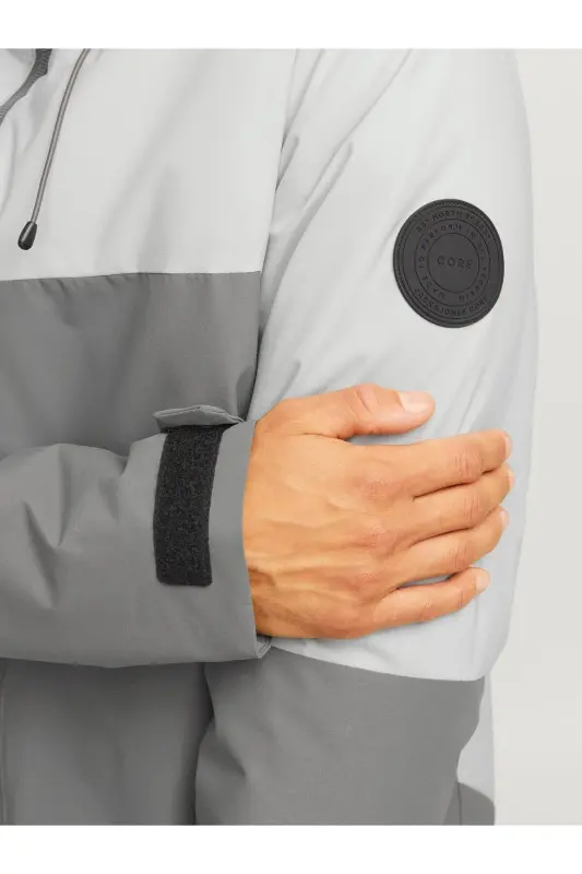 Jack&Jones Jcoaıden Transıtıonal Erkek Mont Siyah 12260486 - Gargoyle - 3