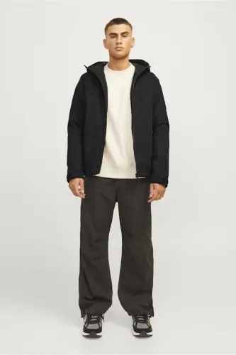 Jcoaıden Transıtıonal Jacket Sn Erkek Mont 12260486 Jj Prınt/black-JJ PRINT/Black - 2