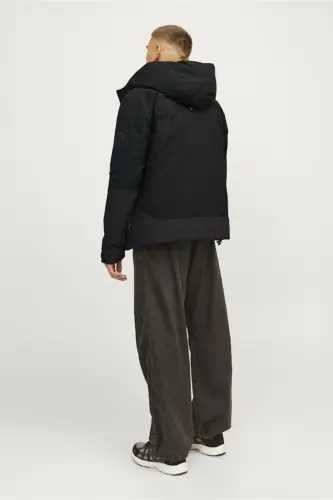 Jcoaıden Transıtıonal Jacket Sn Erkek Mont 12260486 Jj Prınt/black-JJ PRINT/Black - 4
