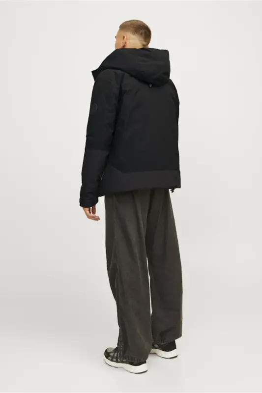 Jcoaıden Transıtıonal Jacket Sn Erkek Mont 12260486 Jj Prınt/black-JJ PRINT/Black - 4