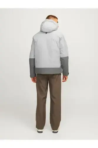 Jcoaiden Transitional Jacket Sn Erkek Mont 12260486 Rise Blocking/gargoyle-RISE BLOCKING/Gargoyle - 6