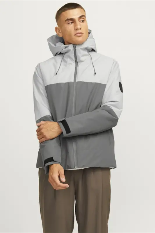 Jcoaiden Transitional Jacket Sn Erkek Mont 12260486 Rise Blocking/gargoyle-RISE BLOCKING/Gargoyle - 1