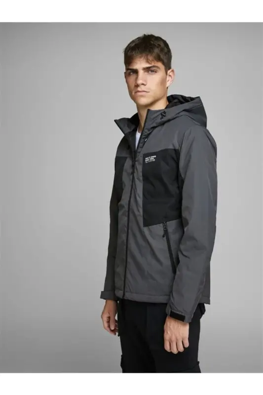 Jcobest Jacket Erkek Mont - ASFALT - 3