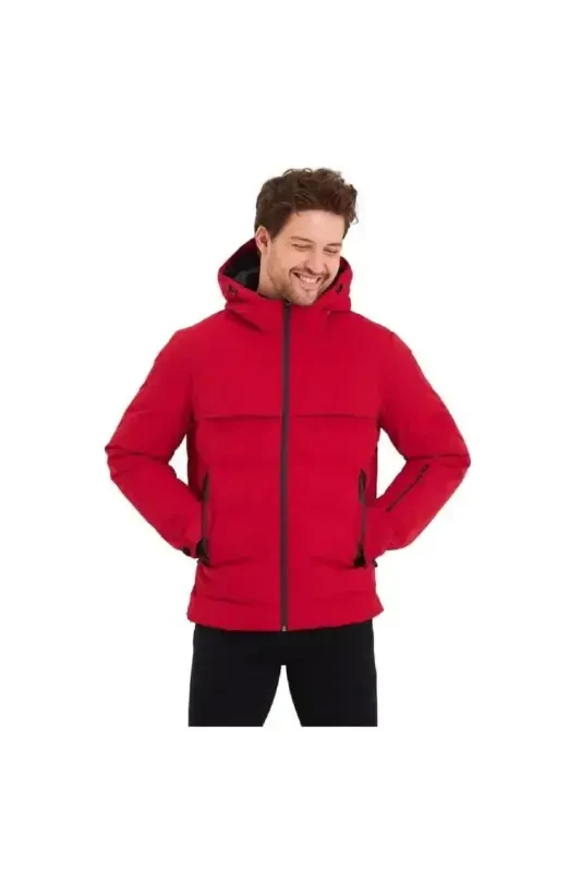 Jcodarwın Su Soğuk Geçirmez Jacket Erkek Puffer Sn Kırmızı Mont-Kırmızı - 6
