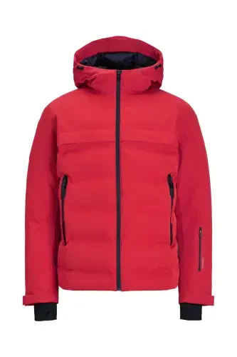 Jcodarwın Su Soğuk Geçirmez Jacket Erkek Puffer Sn Kırmızı Mont-Kırmızı - 7
