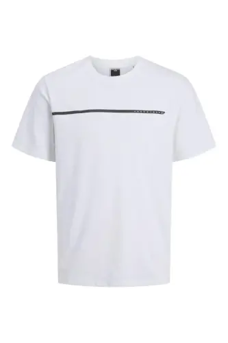 Jcofusion Full Branding Tee Ss Crew Noos Oq Erkak T-Shirt 12273120-Fusion - 1